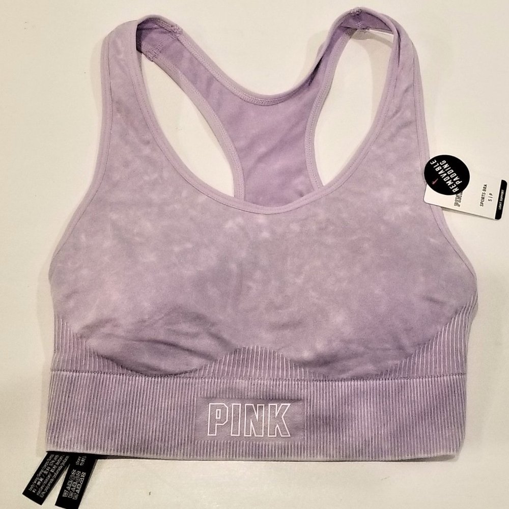 NWT Pink Victoria Secret Sports Bra In Lilac